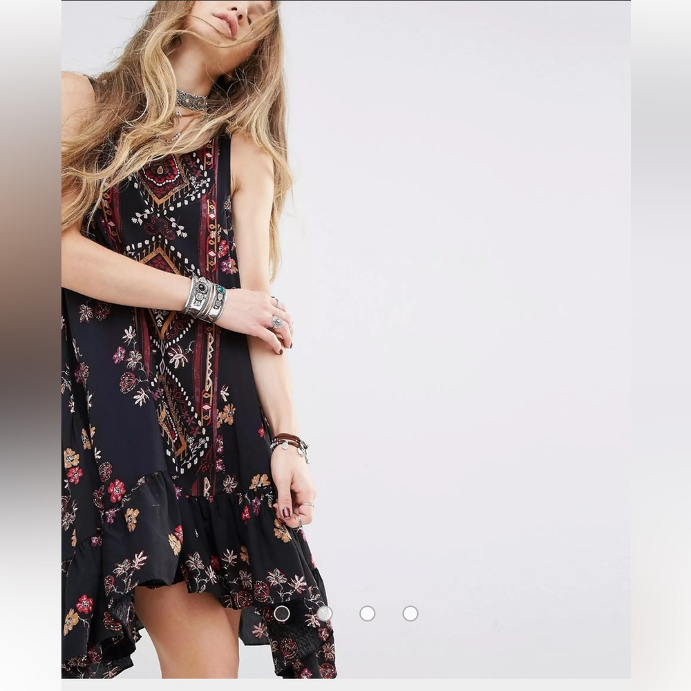 Women’s Free People Boho Hippie Mini Dress